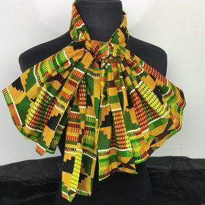 Kente Print Oversized Bowtie